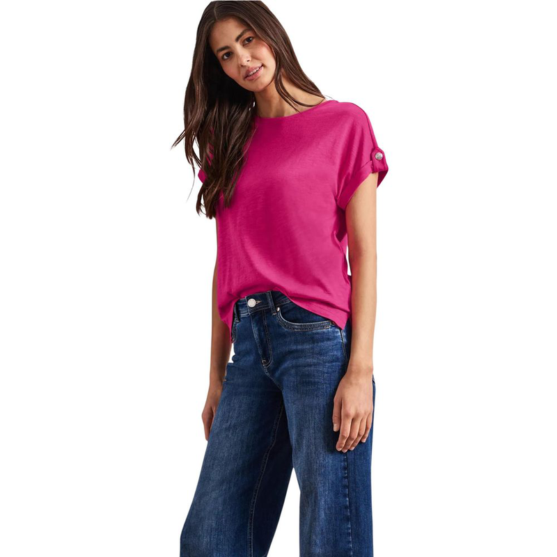 Pink cotton t-shirt-null