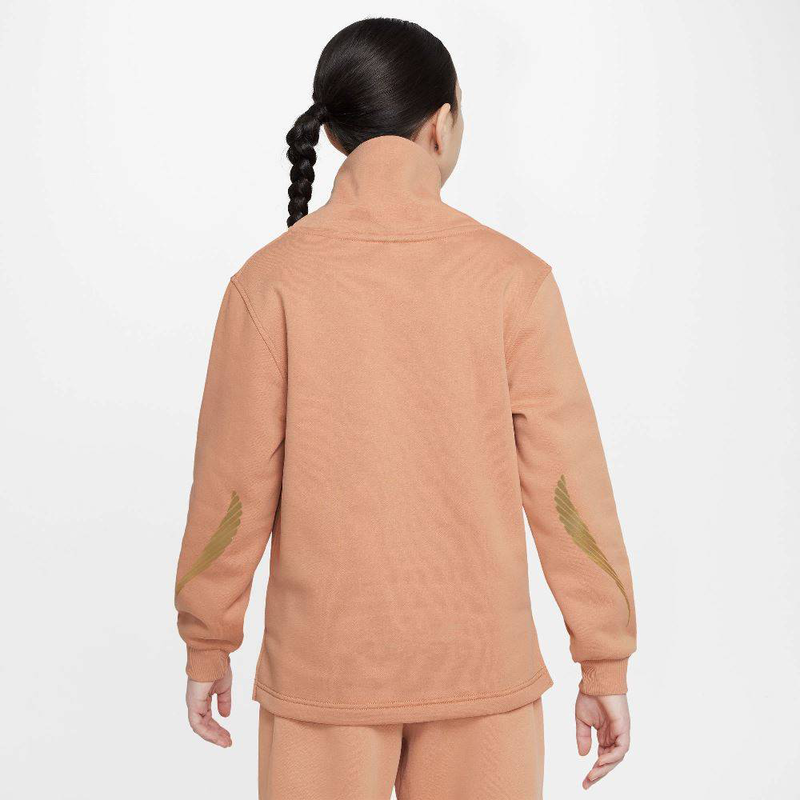 Product image: Kids funnel neck longsleeves fleece top-null