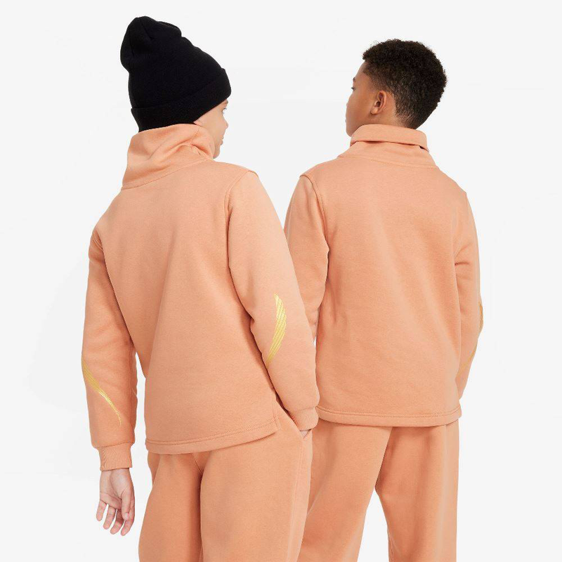Product image: Kids funnel neck longsleeves fleece top-null