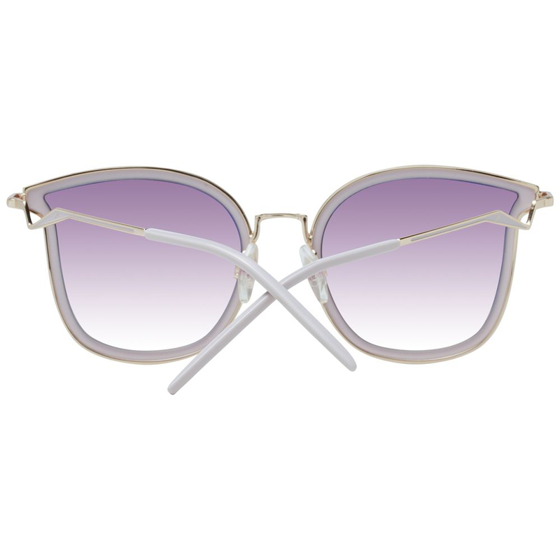 Beige metal sunglasses-null