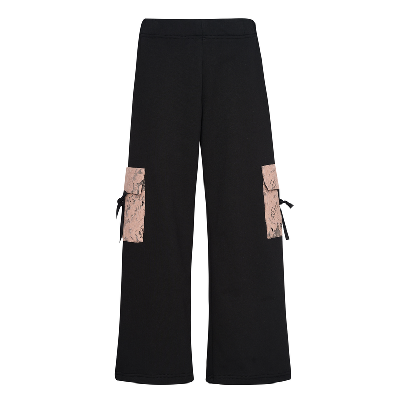 Tc engraved flowers set w top & cargo lace pants kid-null