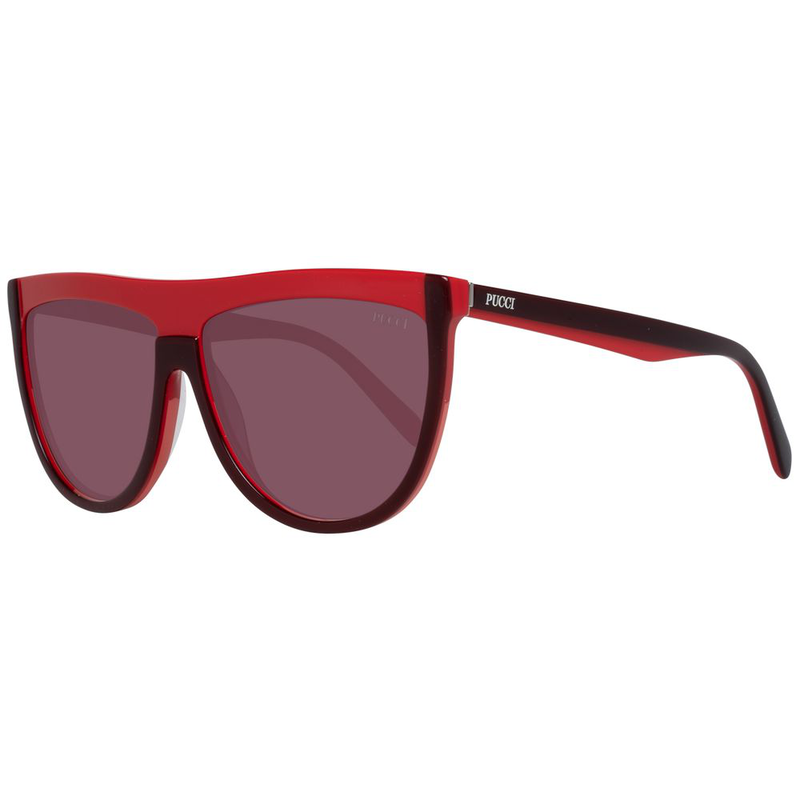Burgundy plastic sunglasses-null