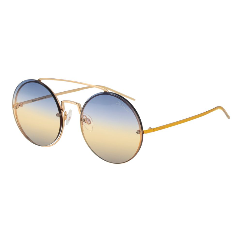 Gold metal sunglasses-null