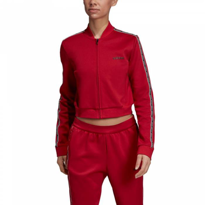 Celebrate the 90s track top womens, Maroon / Black, medium