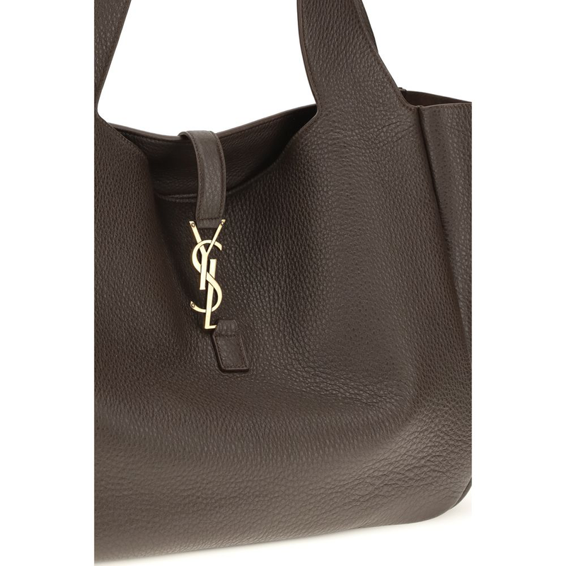 Brown calf leather bos taurus shoulder bag-null