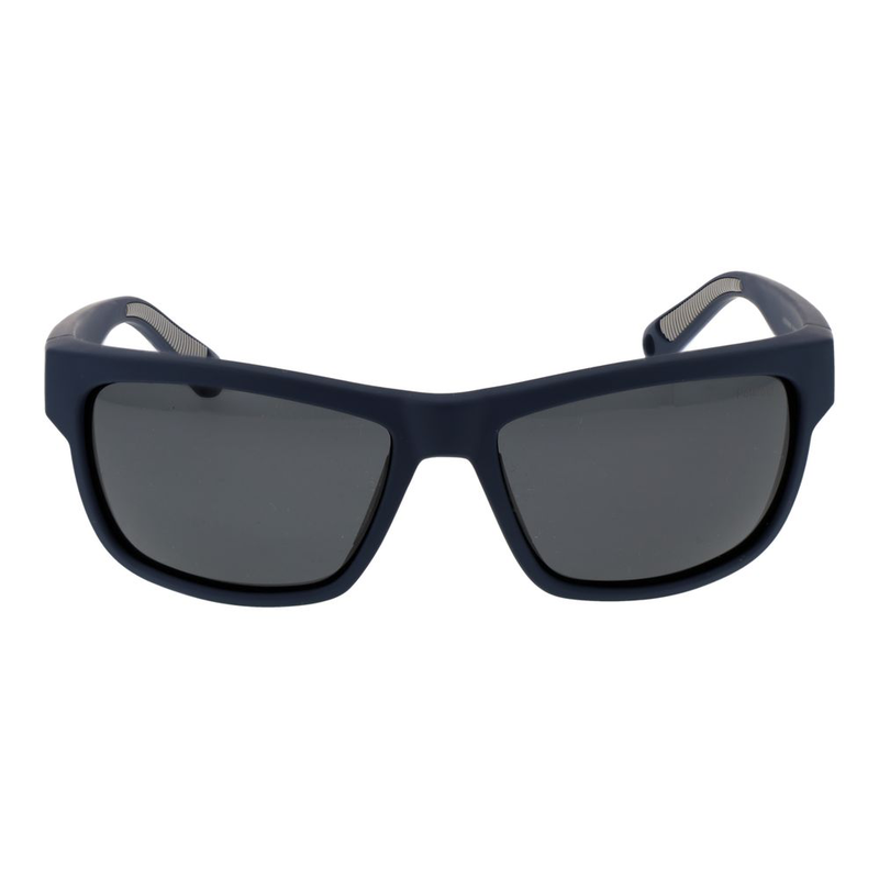 Blue plastic sunglasses-null