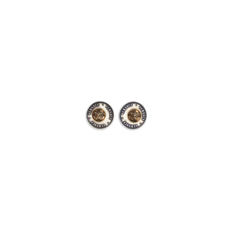 Gray brass earrings-null