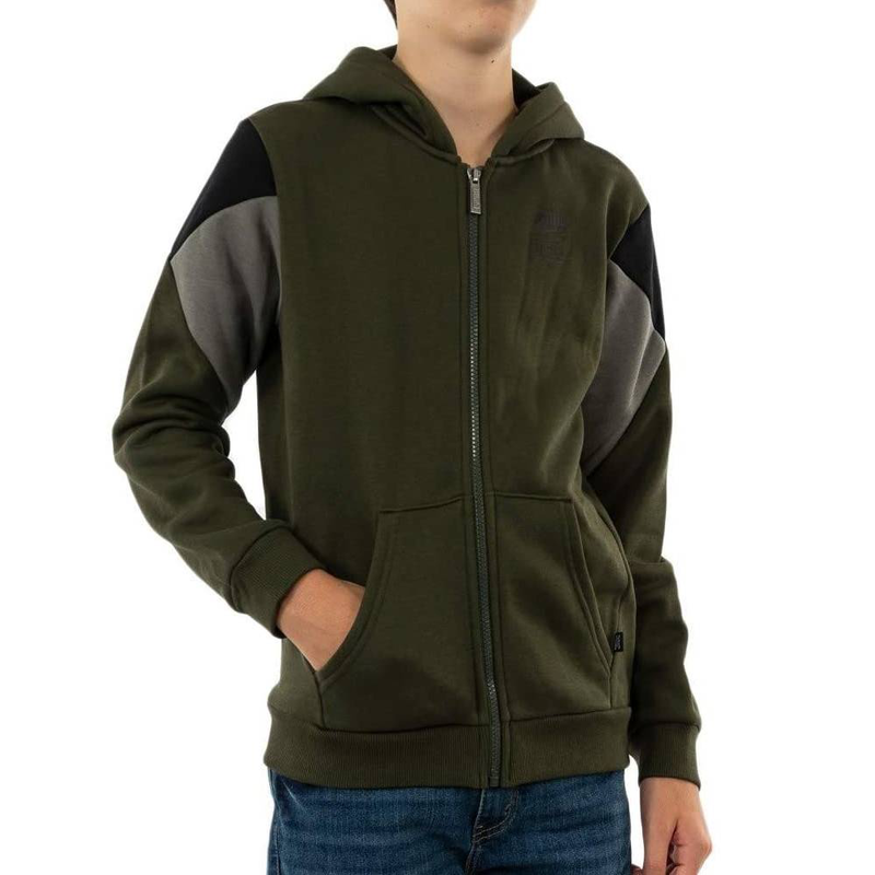 Youth rebel block full-zip hoodie-null
