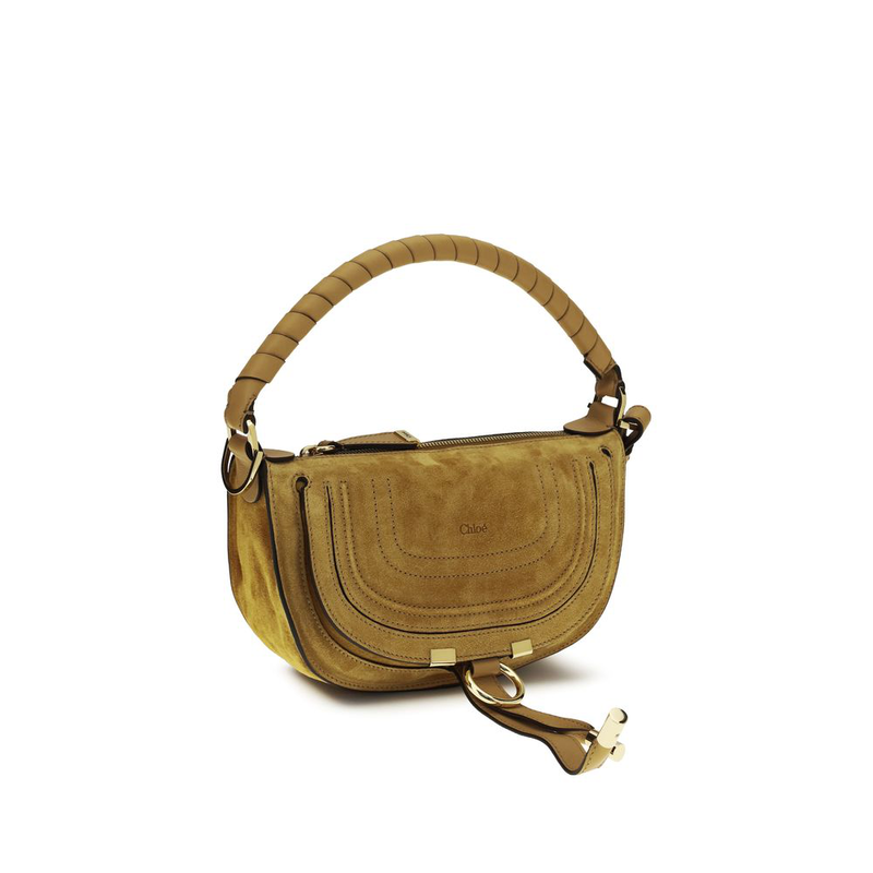 Brown calf leather bos taurus shoulder bag-null