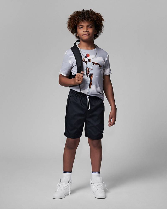 Nike jordan big kids jumpman woven play short-null