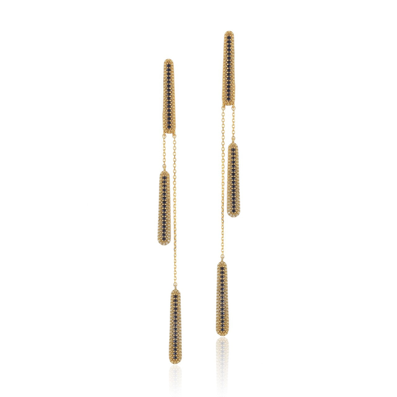 Concordia chain earrings-null