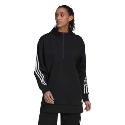 Women fi 3-stripes long hoodie