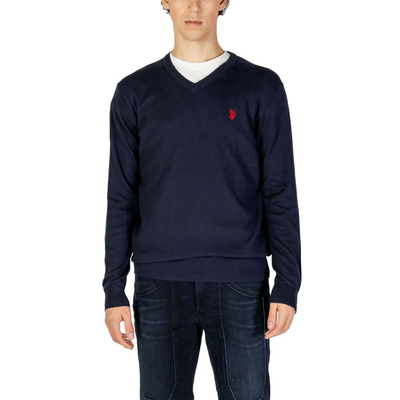 Blue cashmere sweater, Blue, medium