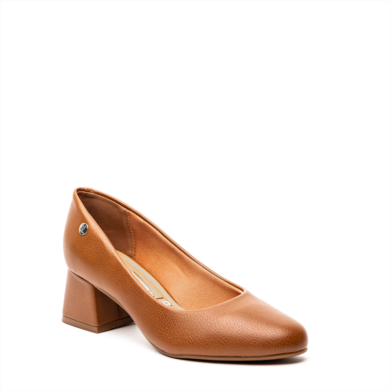 Vizzano rounded toe mid heeled pumps-null