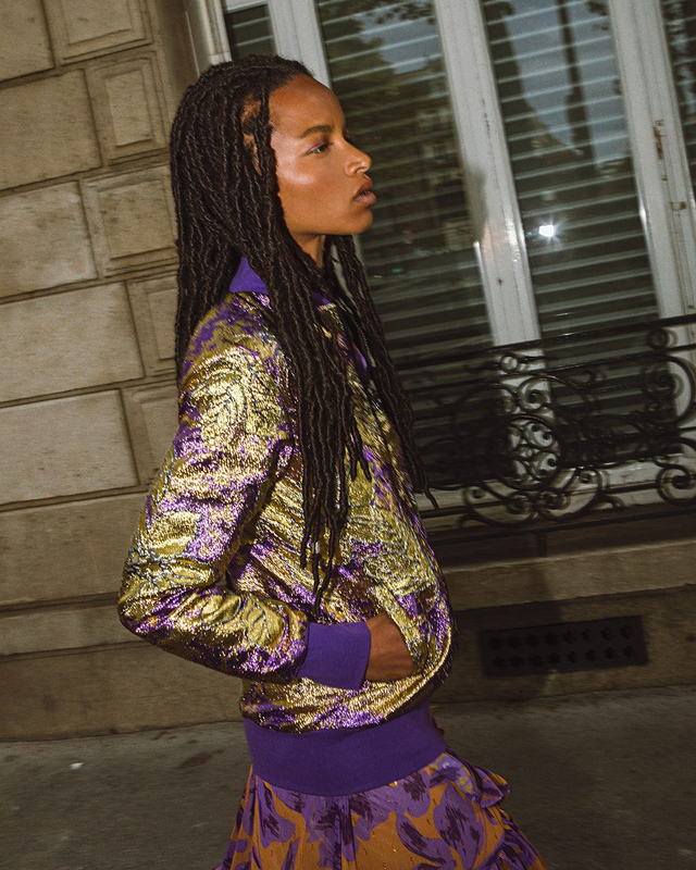 Mya margot bomber jacket-null