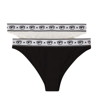 Chiara ferragni brazil 2pack, Black White, medium