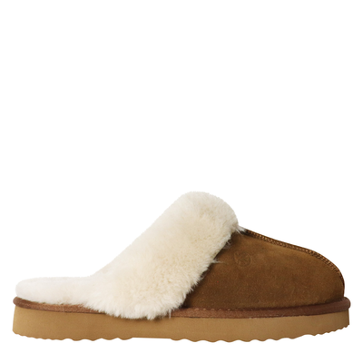 Kelara γυναικείο slipper, Tampa Καστορι Δερμα, medium