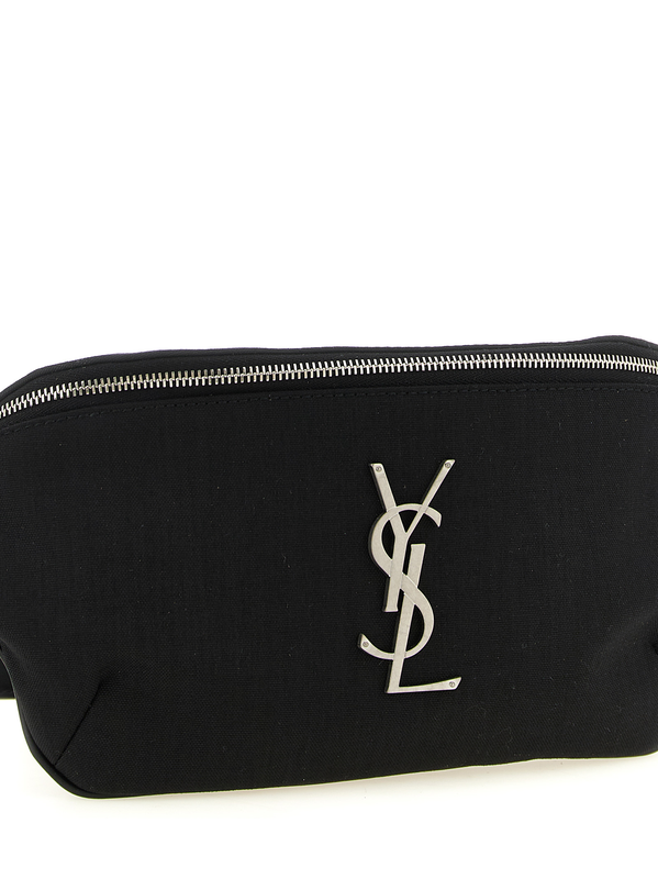 Black lamb leather crossbody bag-null