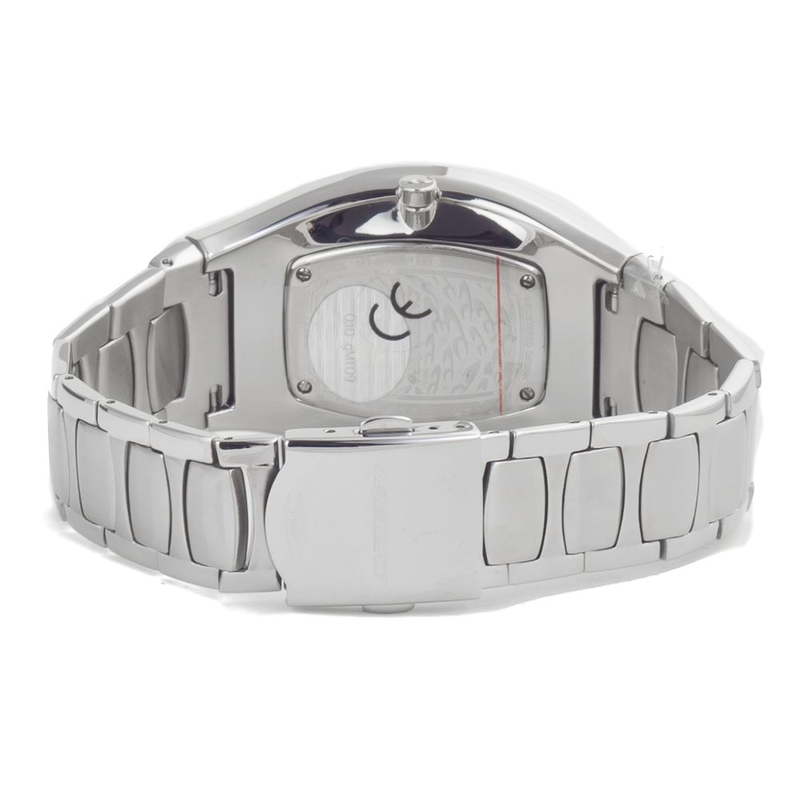 Silver stainless steel bracelet watch-null