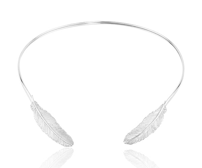 Leuce big choker, Sterling Silver 925, medium