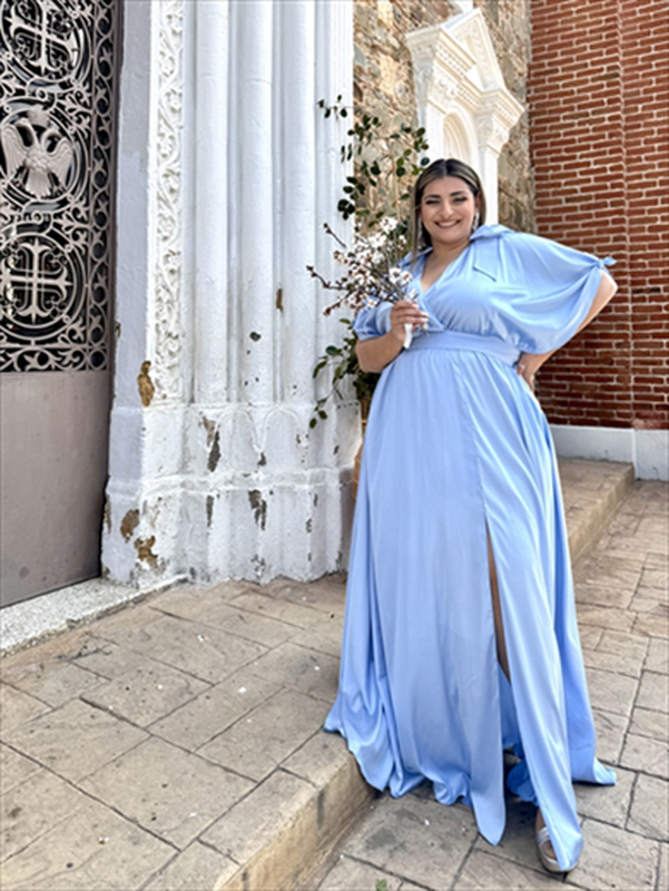 Maxi dress short sleeve-null