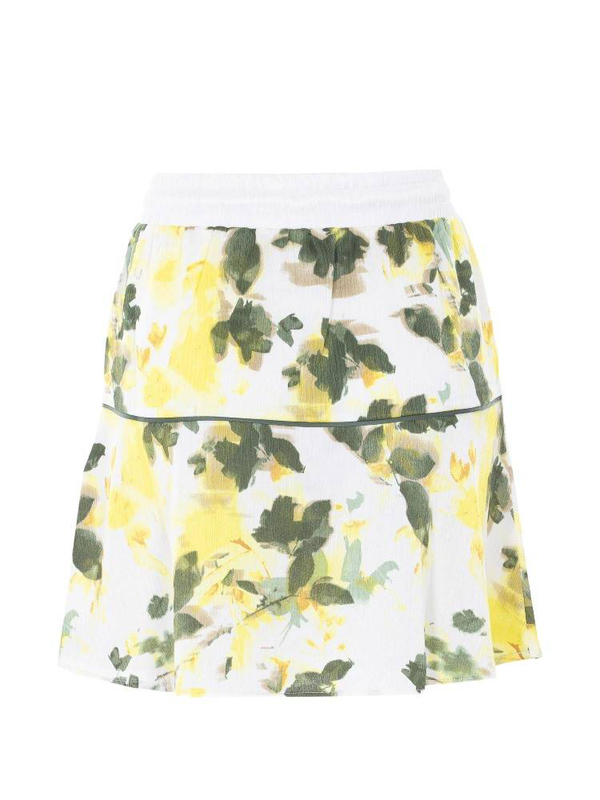 Floral print skirt-null