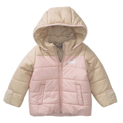 Puma infant minicats padded jacket, Sand Pink, medium