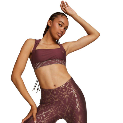 Mid impact deco glam training bra