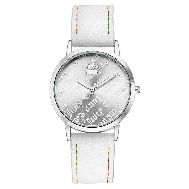 White plastic dress watch-null