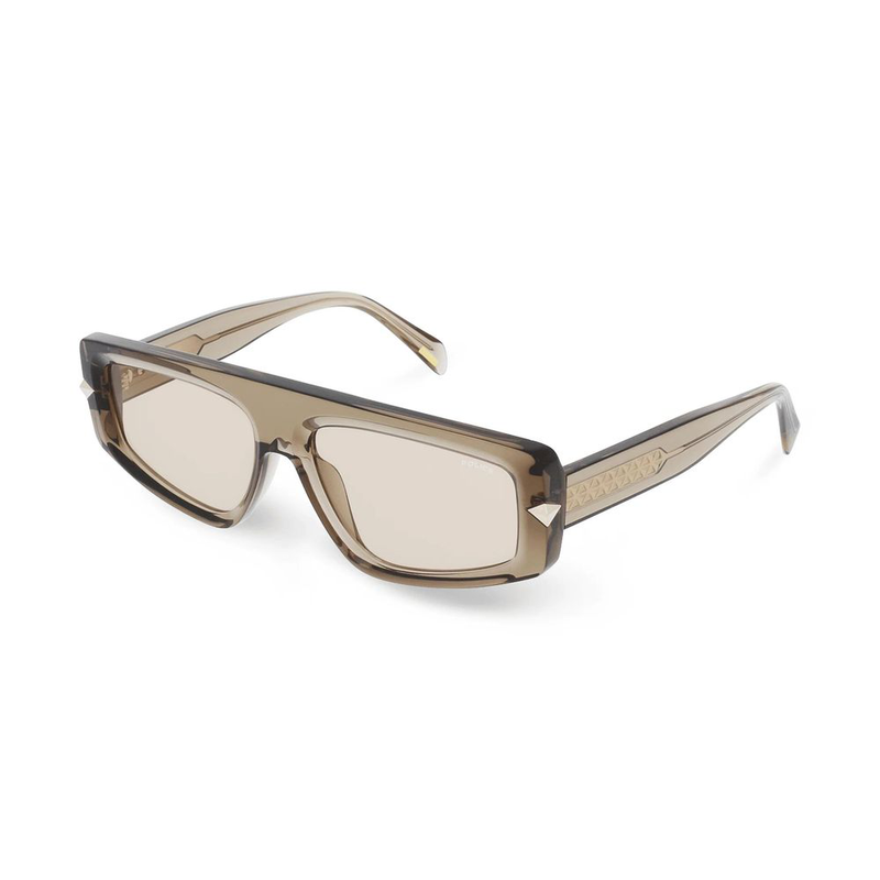 Brown resin sunglasses-null
