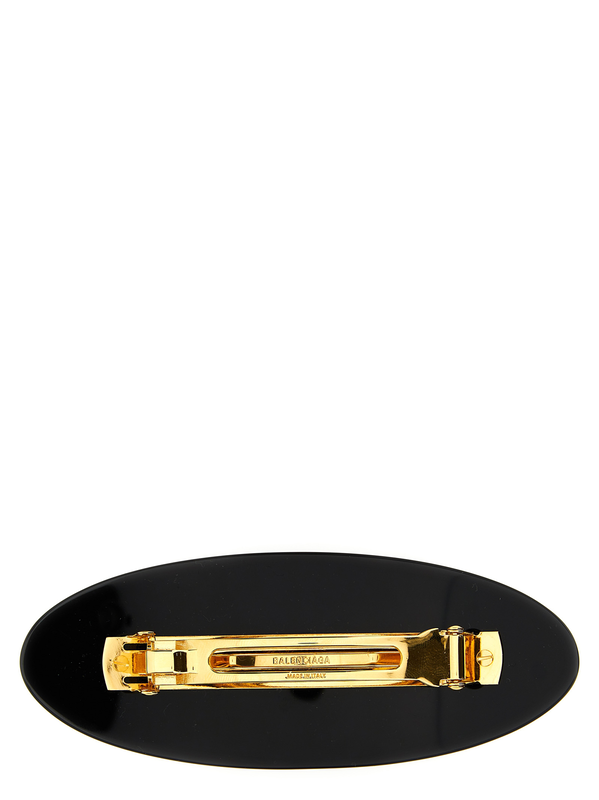Black other fibres hair clip-null