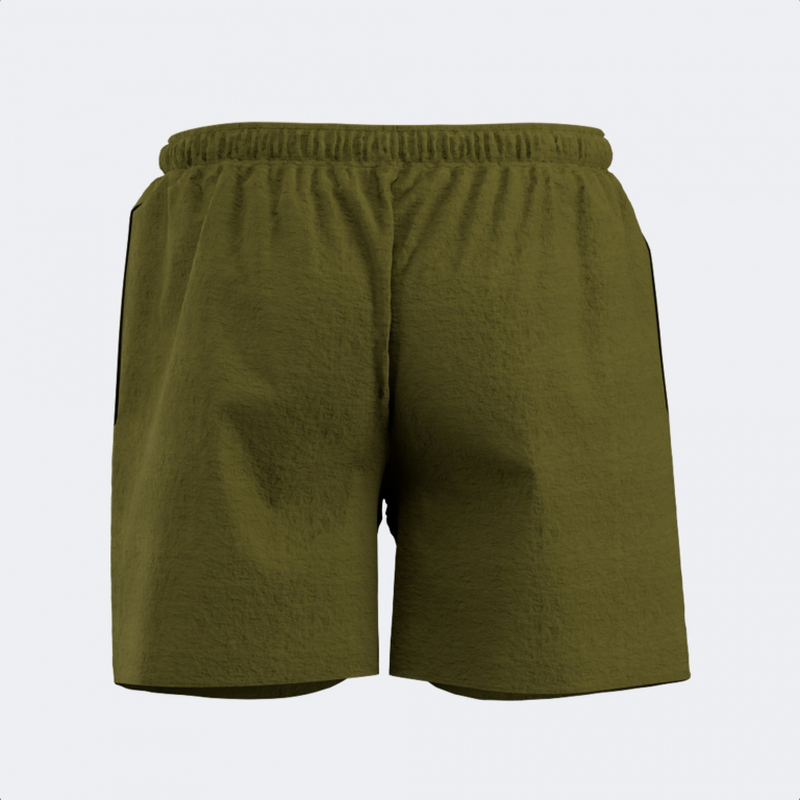Stripe swim shorts khaki-null