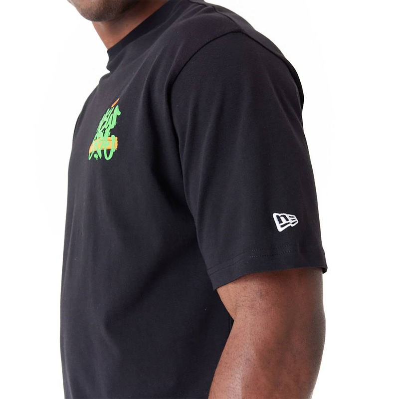 Spray graphic oversized t-shirt-null