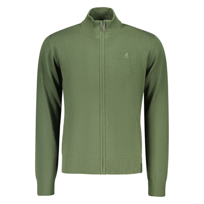 Verde cotton men cardigan, Green, medium