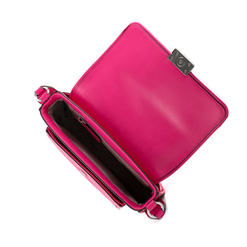 Multicolor leather shoulder bag-null