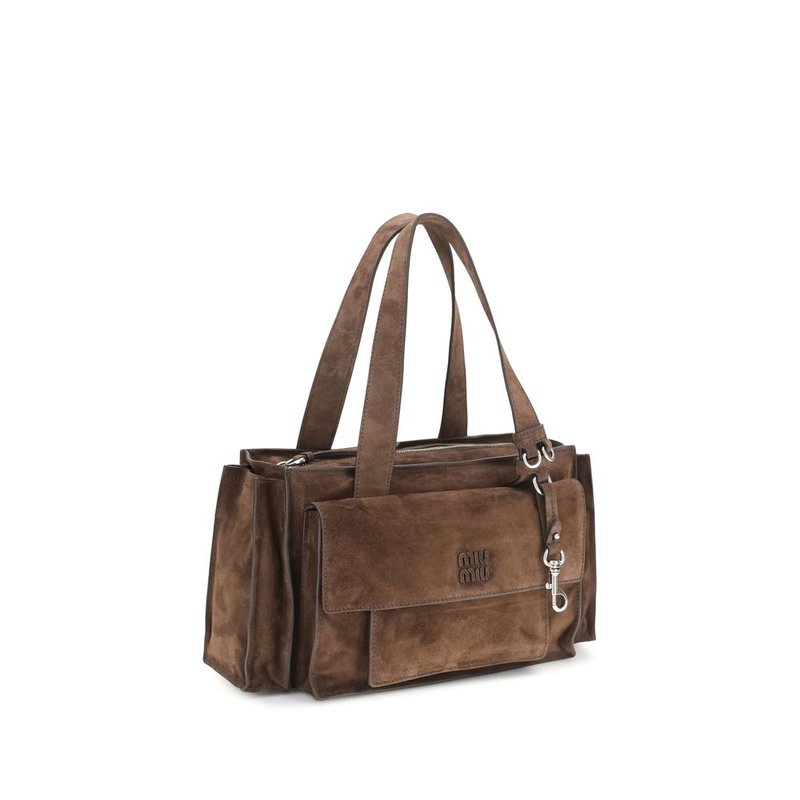 Brown calf leather bos taurus shoulder bag-null