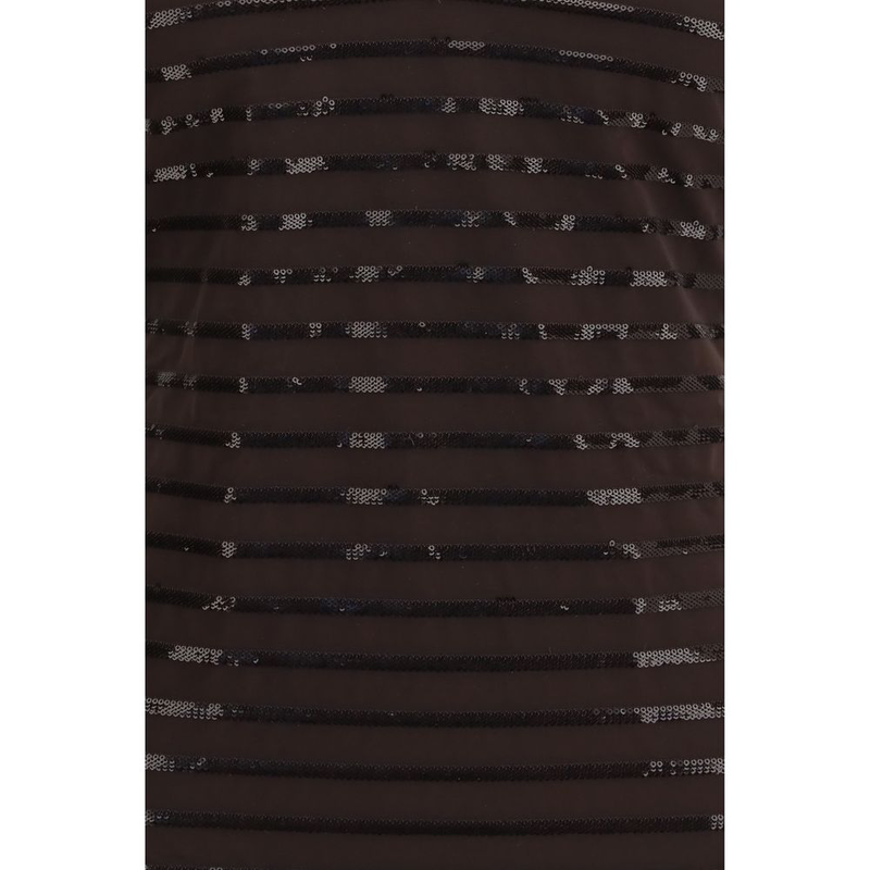 Brown nylon one-piece swimsuit-null