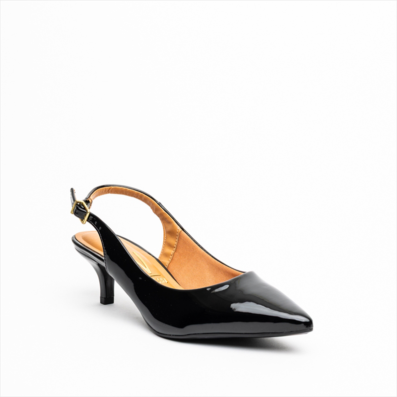 Product image: Vizzano glossy slingback low heel pumps-null
