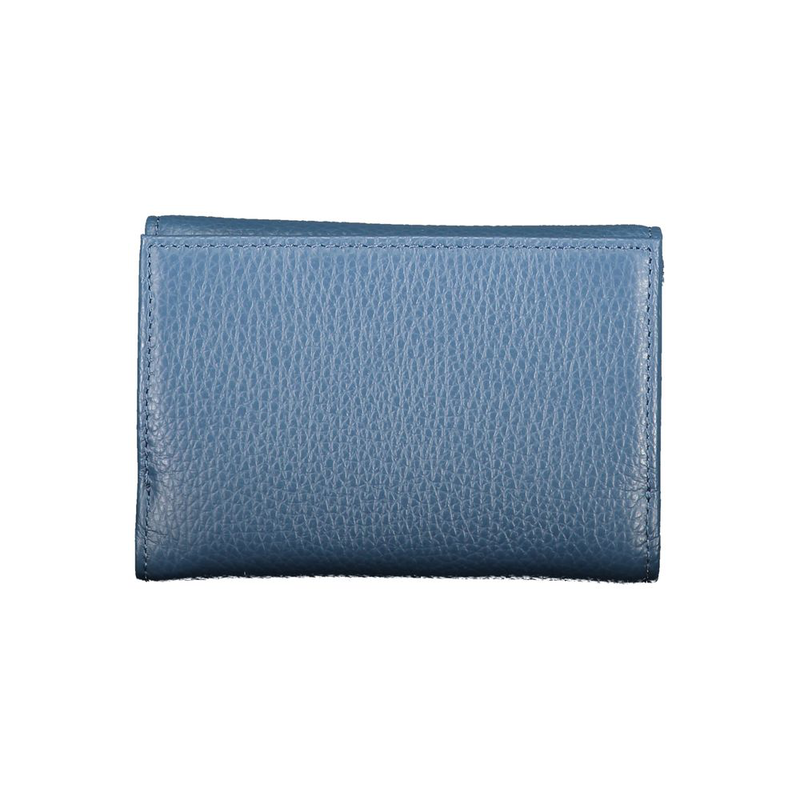 Blu leather woman wallet-null
