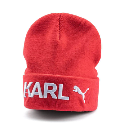 Puma x karl beanie, Hi Risk Red, medium