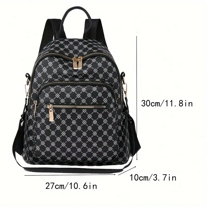 Product image: Fashion plaid backpack for women-null