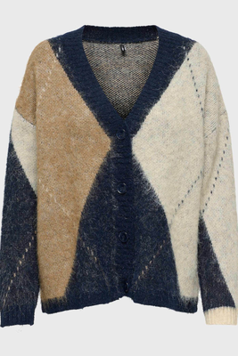 Only noeme knitted cardigan, Navy, medium