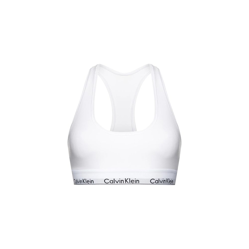 White cotton bra-null