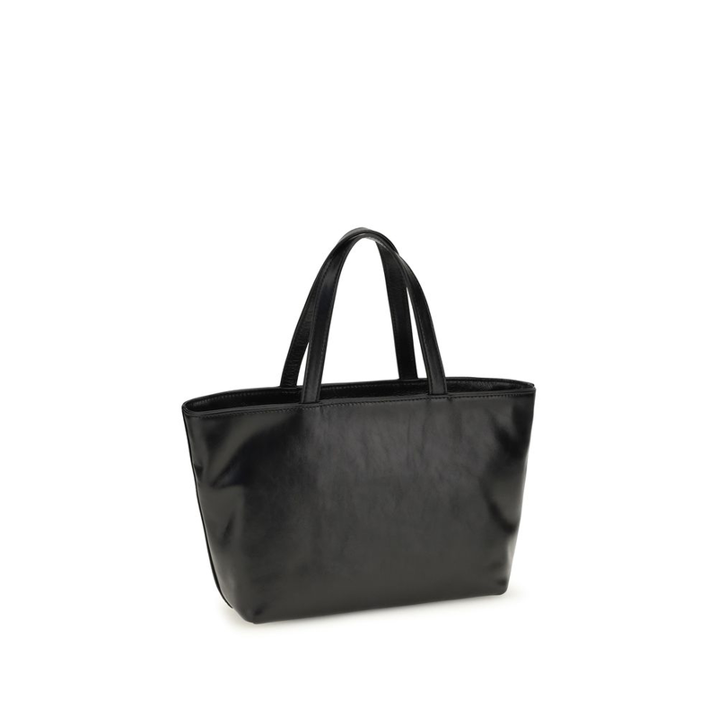 Black calf leather bos taurus handbag-null