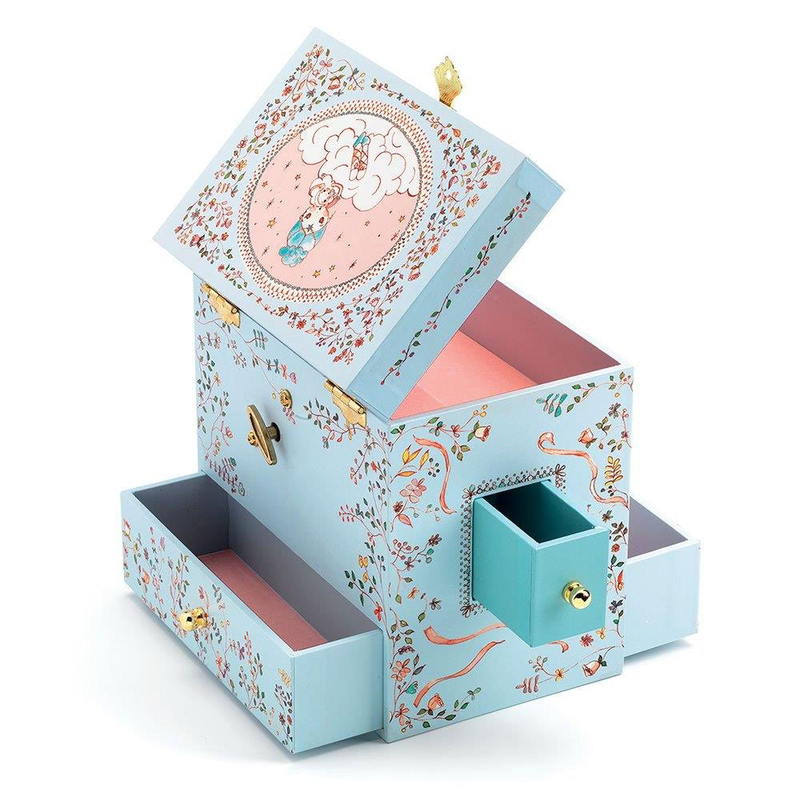 Ballerina on stage musical box, , medium-null