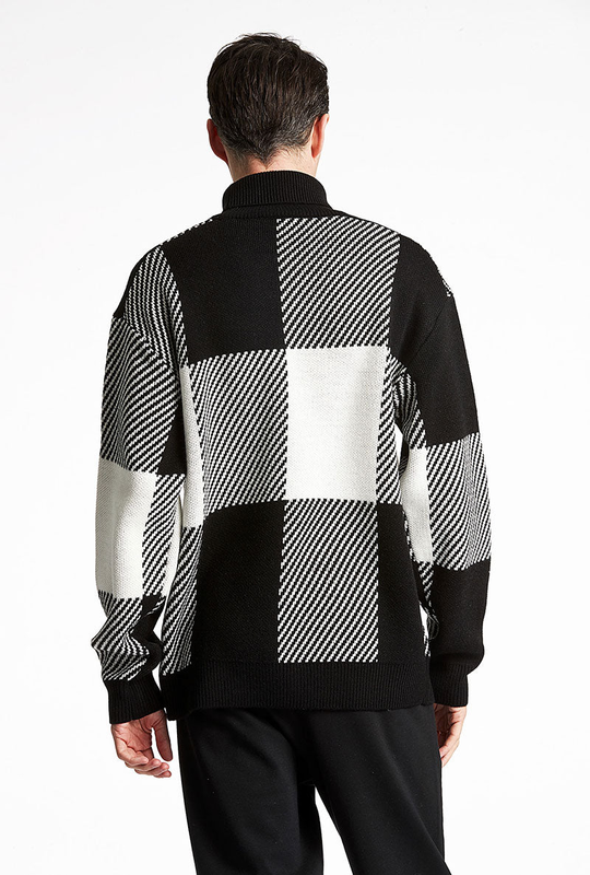 Lindbergh checked roll neck knitwear image number null
