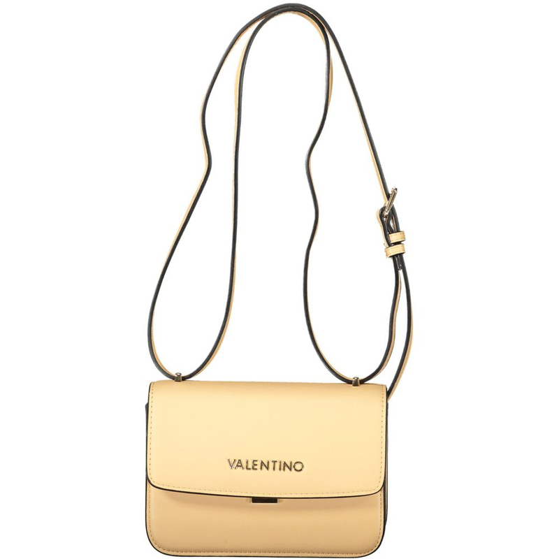 Beige polyurethane women handbag-null