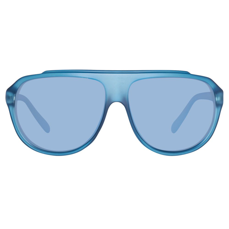 Blue injected sunglasses-null