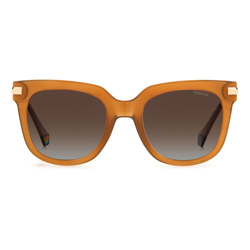 Orange resin sunglasses-null