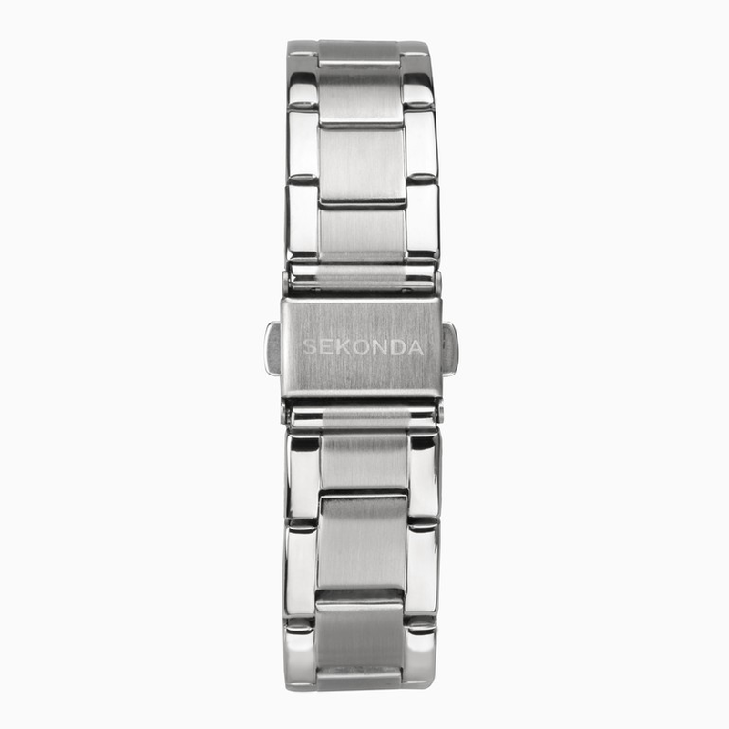 Sekonda taylor ladies watch | silver case & stainless steel bracelet with pale brown dial - 40399, , medium image number null